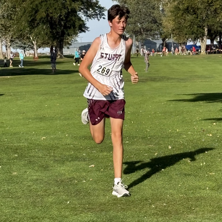 Jake runs to a 15th place finish.  