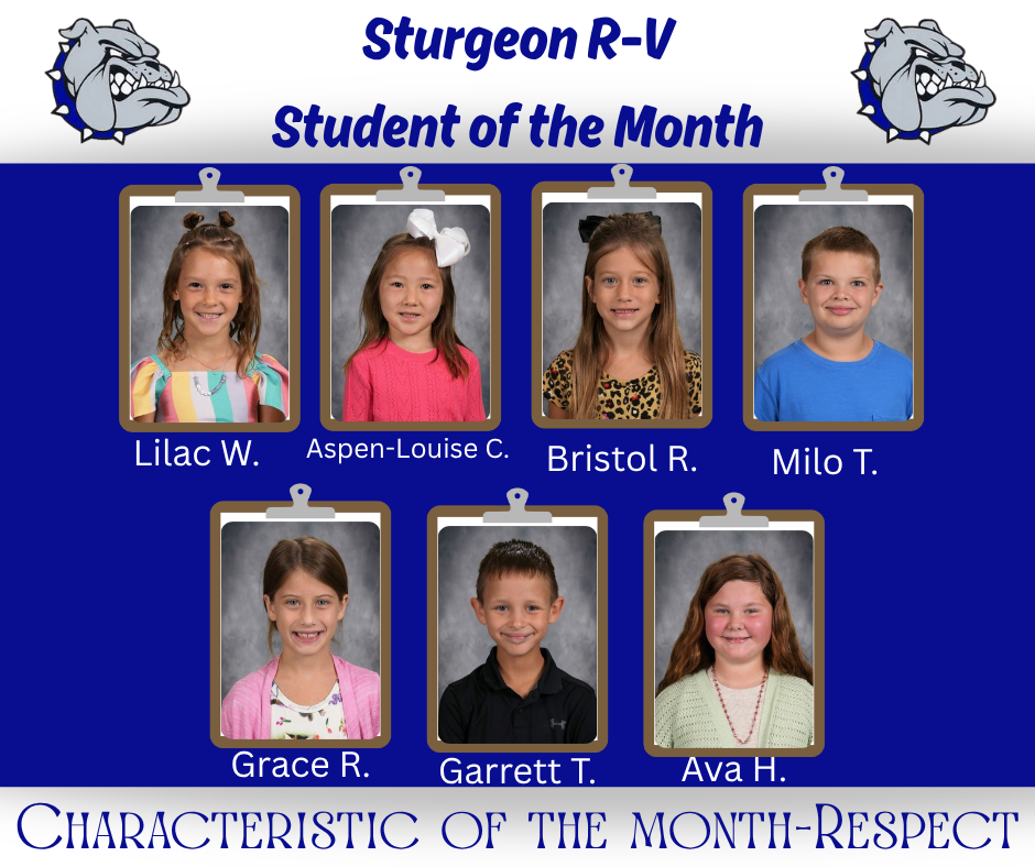 September Student of the Month
