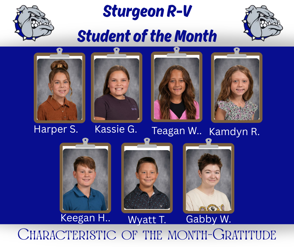 November Student of the Month