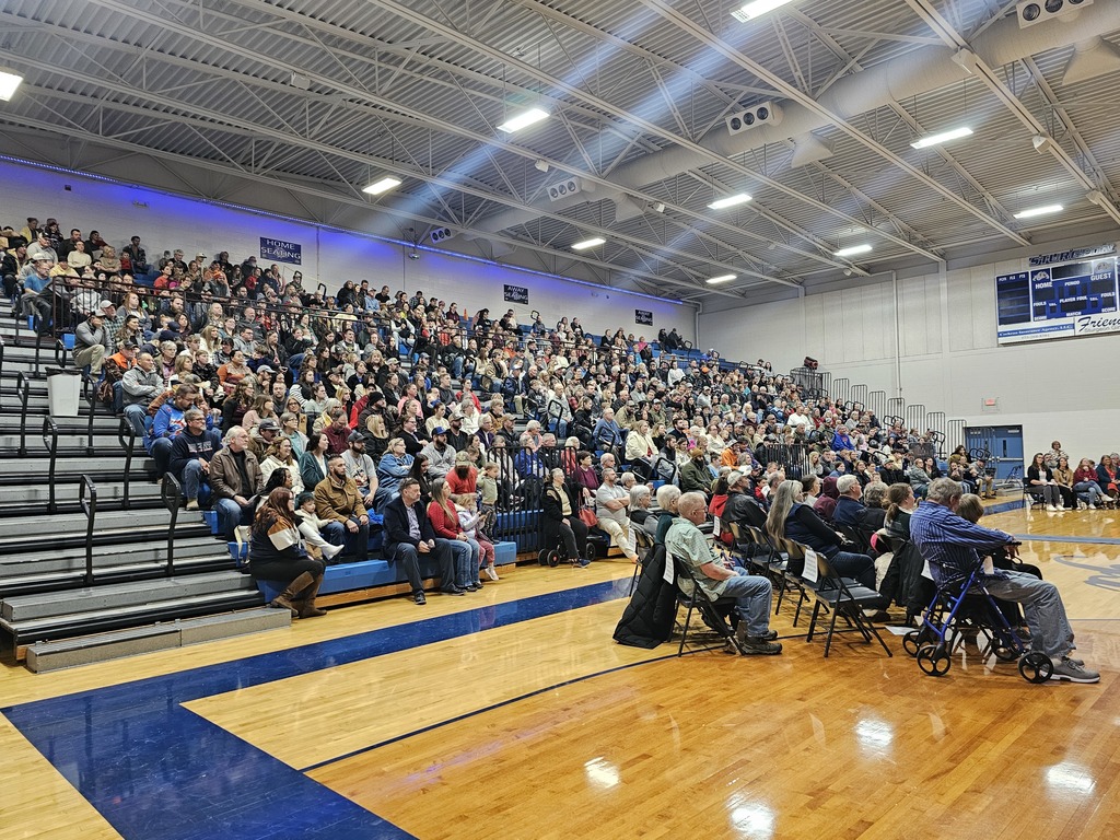 Our amazing audience for the Christmas concert.