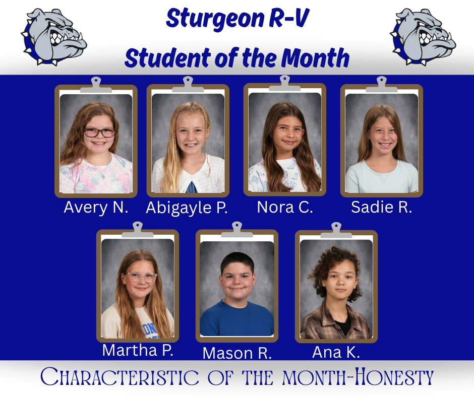 February Students of the Month