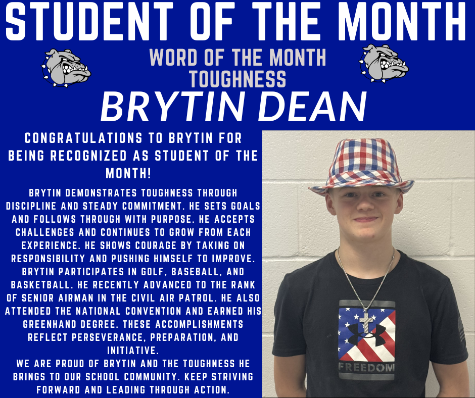 February 26' Student of the month