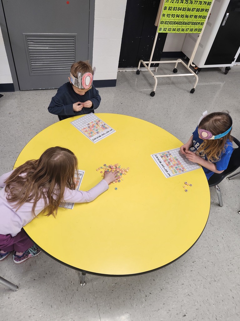Counting to 100 with fruit loops