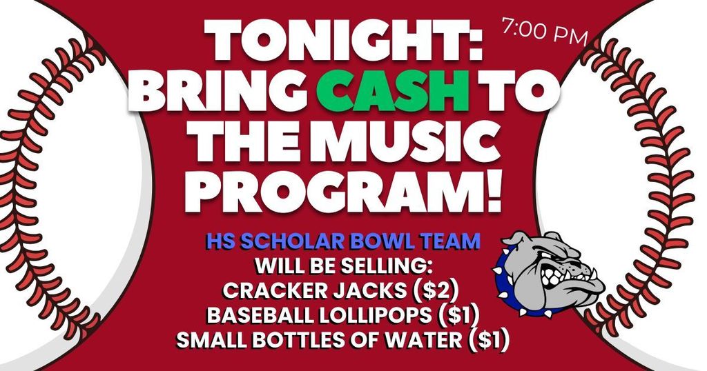 Choir Concert Concession Stand