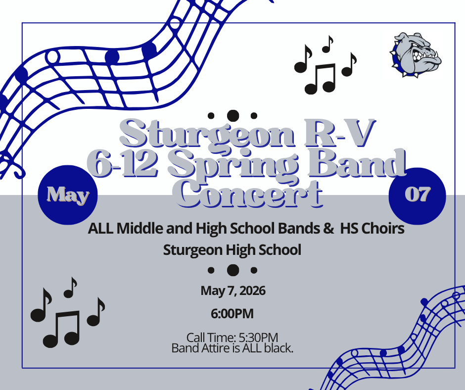 Sturgeon HS Band Concert 05.07.26