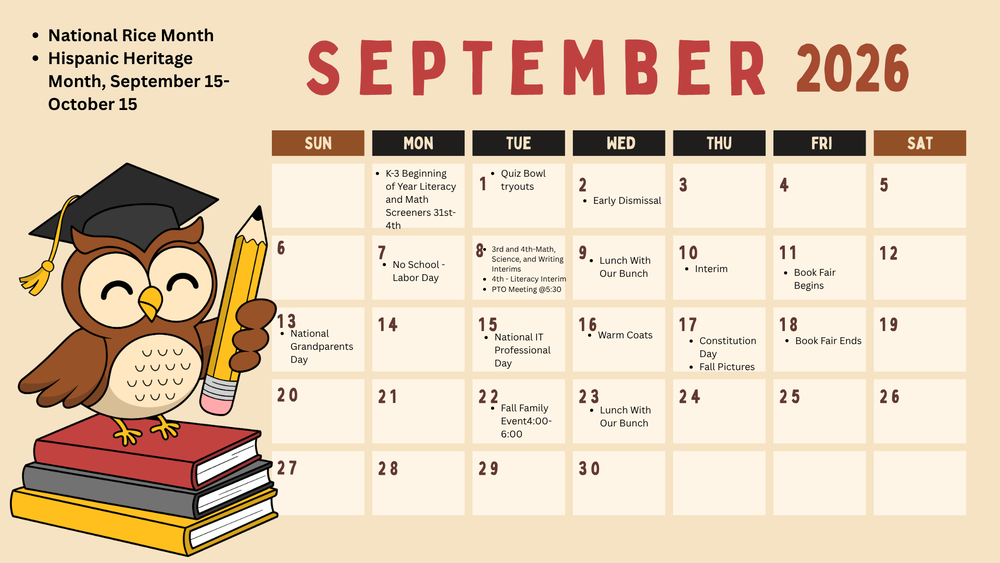 September Calendar