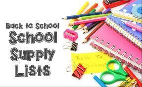 School Supply List 2025-2026