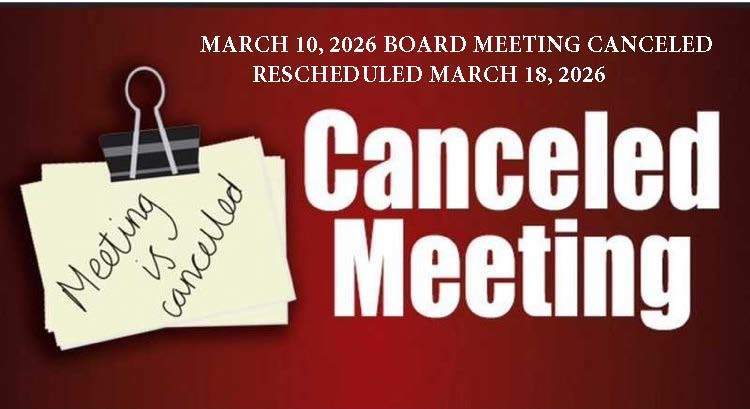 Meeting Canceled