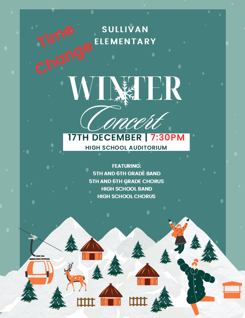 Winter Concert Time Change
