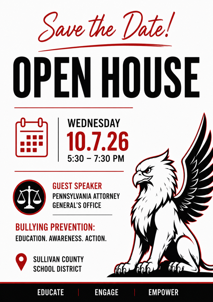 Save the Date - Sullivan County Open House