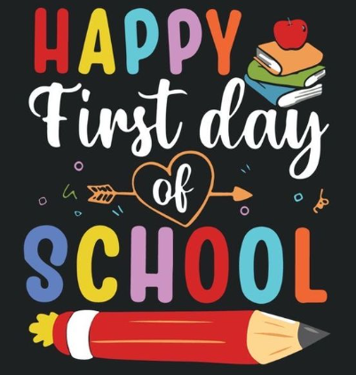 first day of school graphic