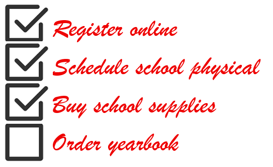 back to school checklist