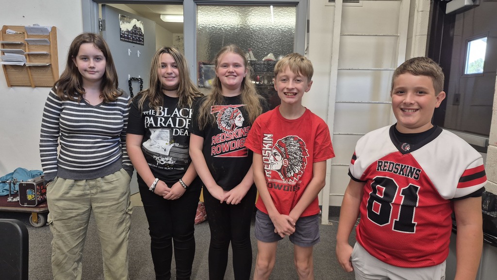 6th Grade Section of the Week honors went to the 6th Grade Percussion Section.
