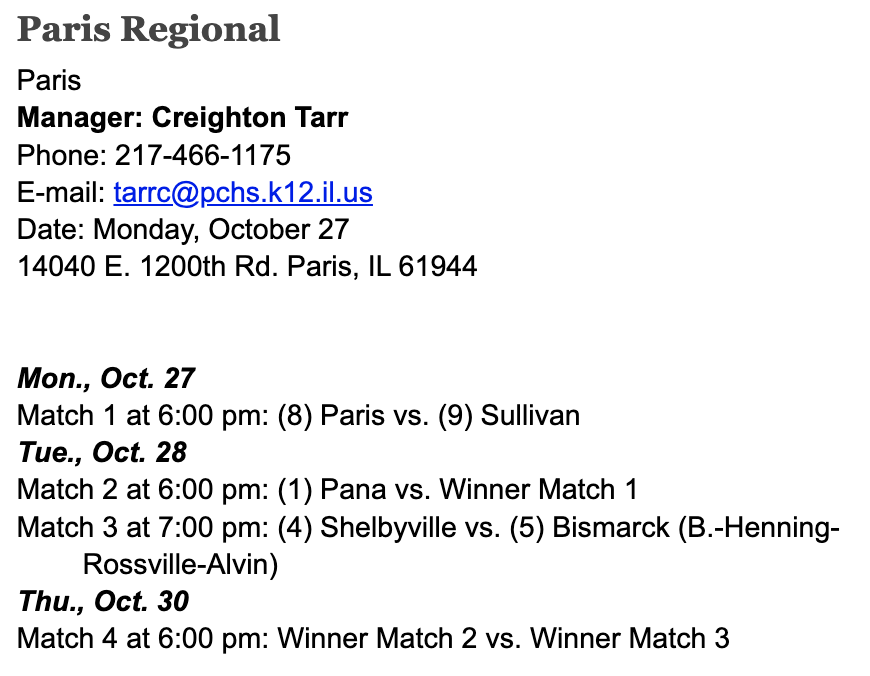VB Regionals