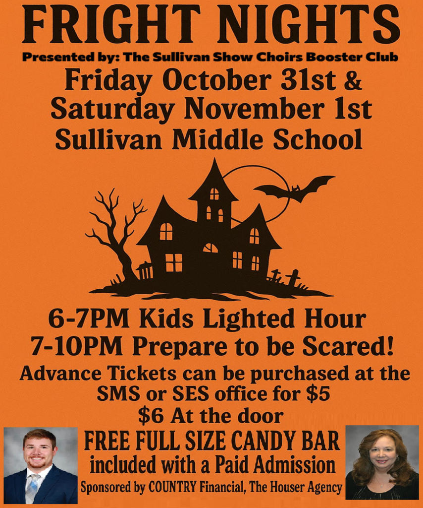 Fright Nights!  Friday, October 31 and Saturday, November 1