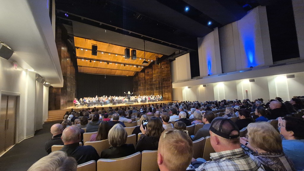 Junior Band Members Everett Finn, Sarah Windhorst, Olivia Swinford, and Miriam Parri at EIUM this Saturday for the ILMEA All-District Honor Band.
