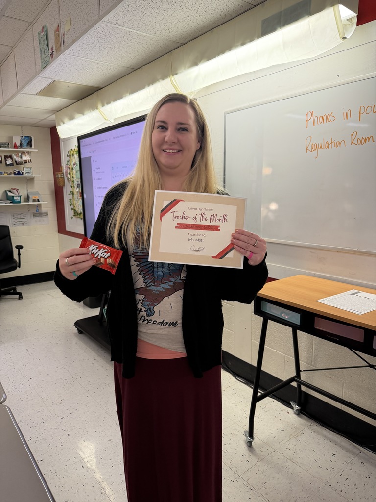 Ms. Mott- Teacher of the Month