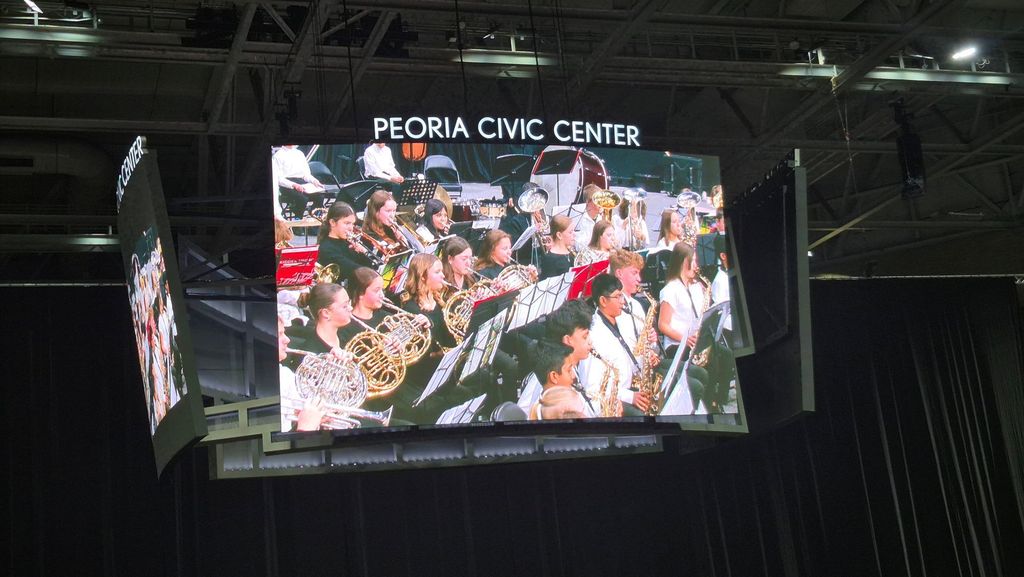 Miriam Parri performed as a member of the inaugural ILMEA All-State Junior High Band on Friday in Peoria, Illinois.