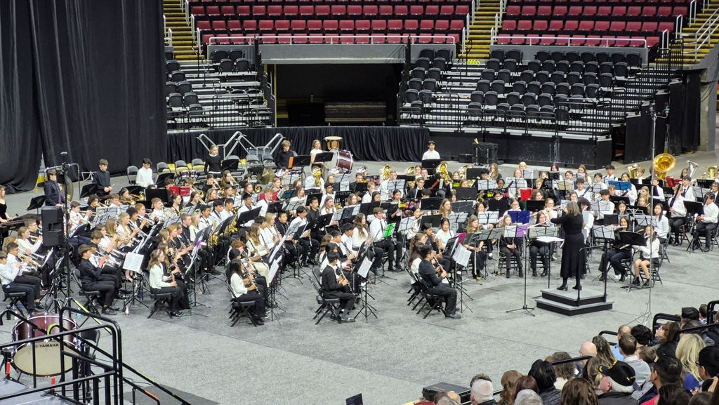 The 2026 ILMEA All-State Junior High Band (inaugural performance)