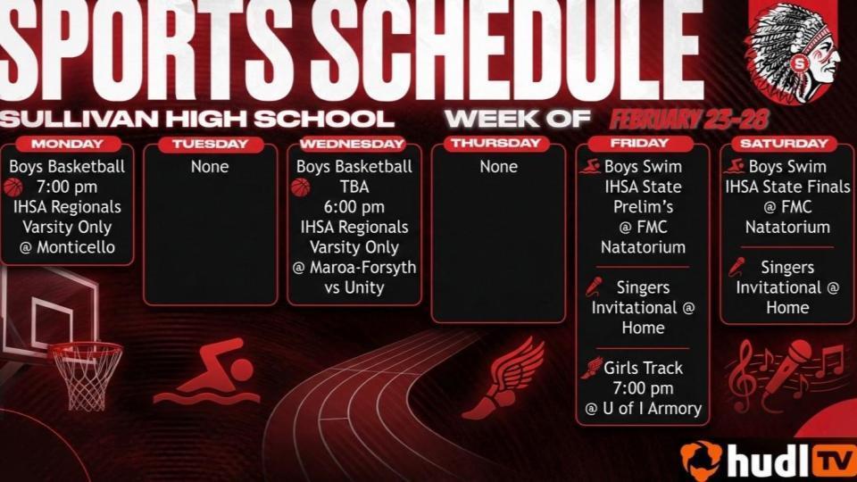SHS Weekly Events Calendar