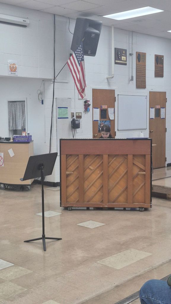 Miriam Parri performed The Troubadour at IESA State Solo & Ensemble in Argenta-Oreana on Saturday morning.