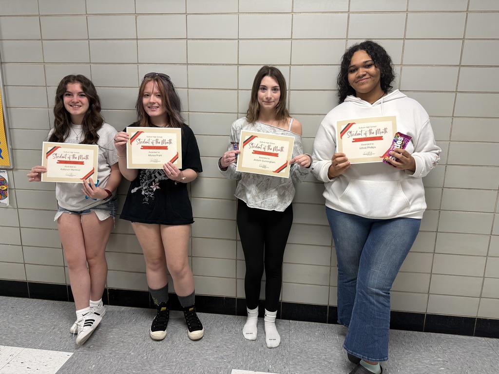 L-R:  Addyson Martinez, Allyssa Prahl, Joclynn Cunningham, and Infiniti Phillips