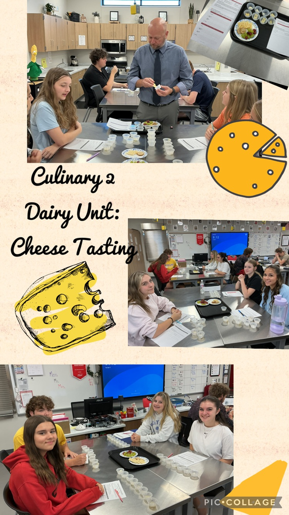 Culinary 2 Cheese Tasting 