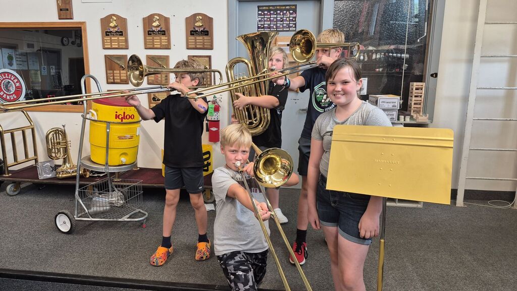 6th Grade Section of the Week for last week was the low brass section