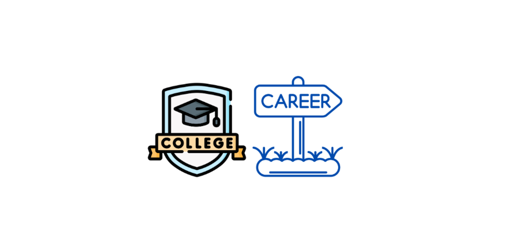 Picture of the word college and career