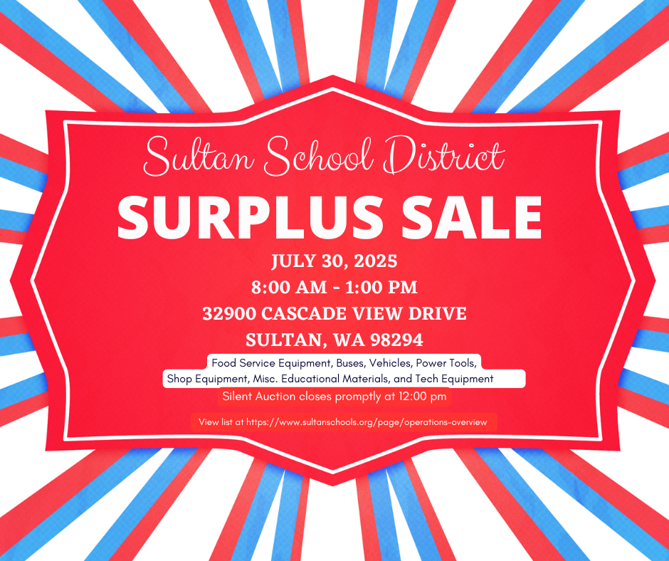 surplus sale 7/30/25 8am-1pm at sky valley transportation cooperative