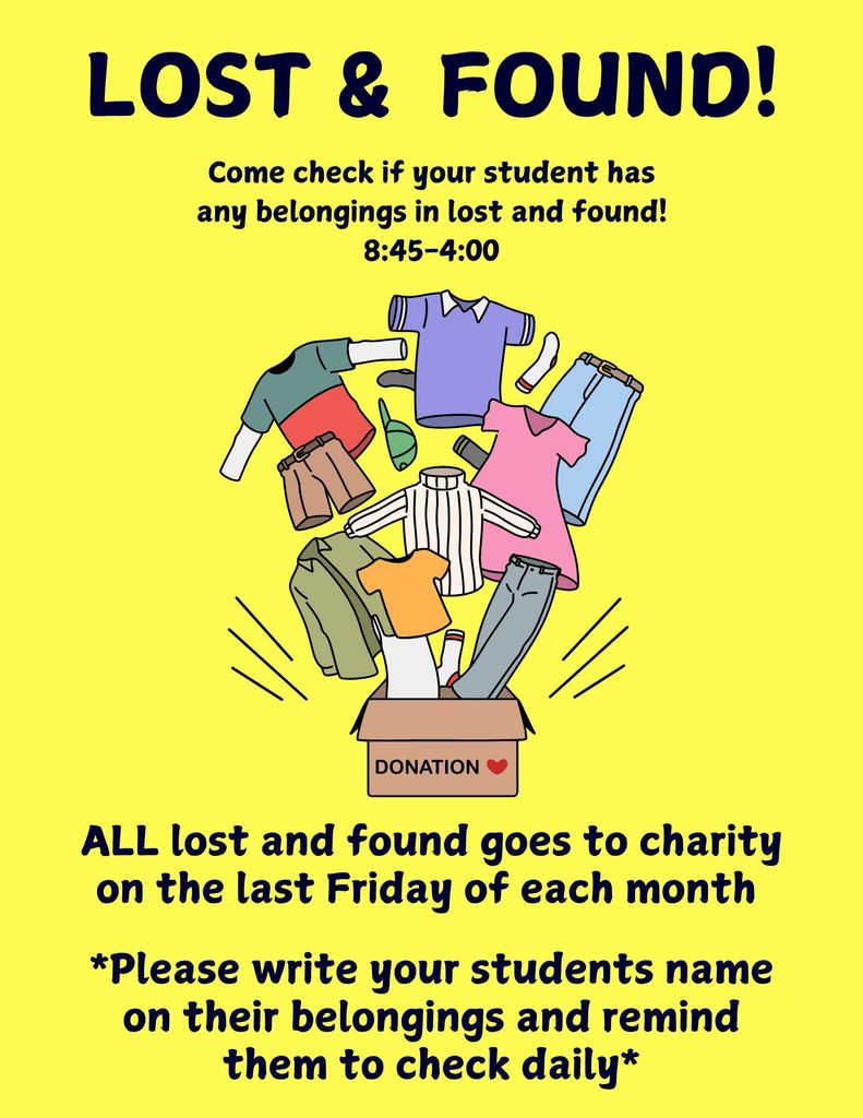 Check the Lost and Found