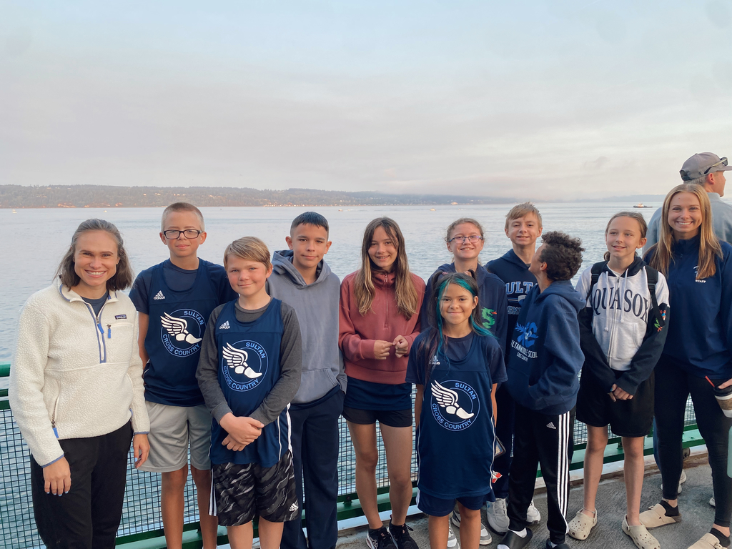 Cross country team on the ferry. 