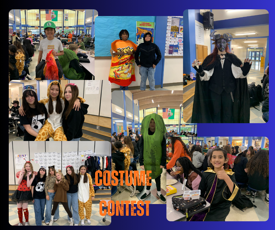 students dressed in costume