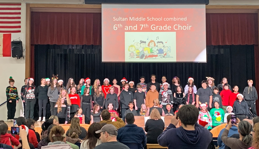 Choir singers on stage