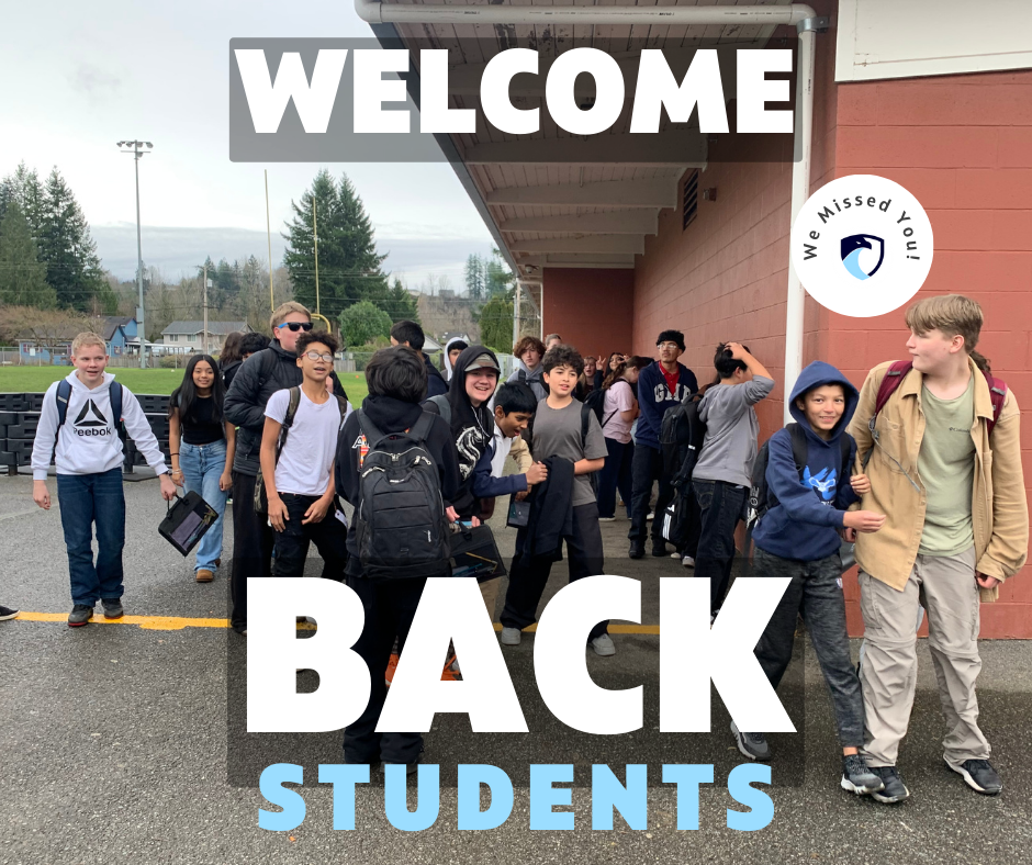 Welcome back students!