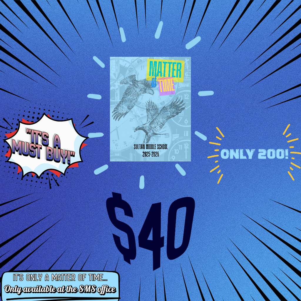 Buy a yearbook now for $40 at the front office.