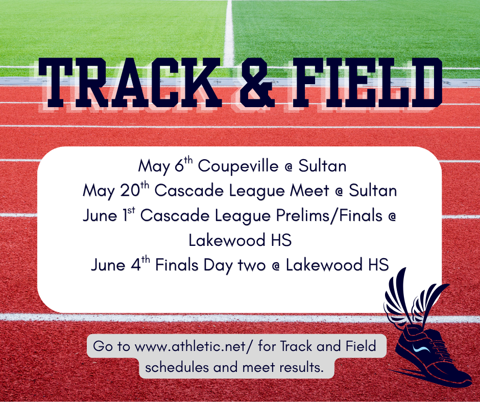 Track and Field schedule is posted at athletic.net.