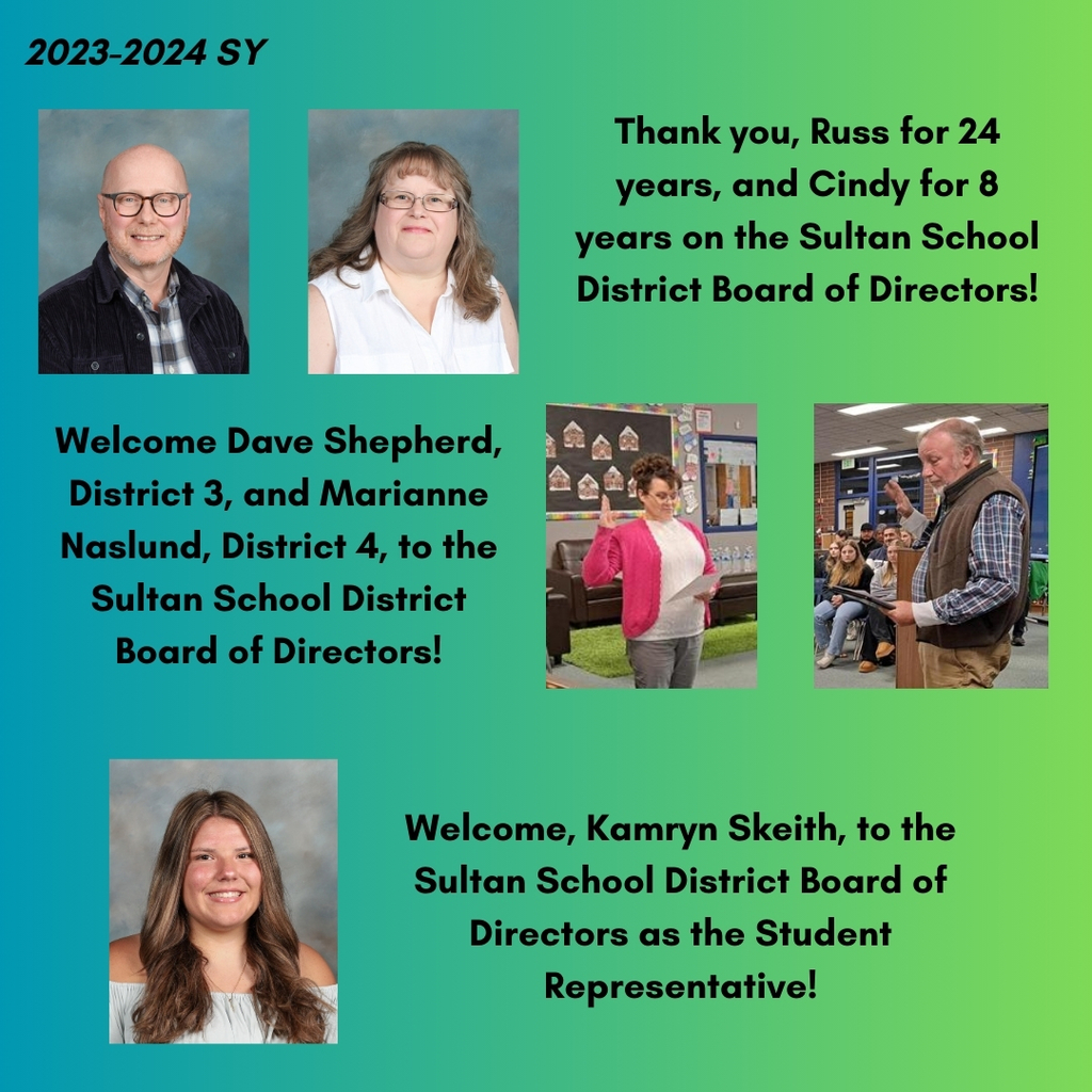 Thank you to Russ Sumpter and Cindy Buoy. Hello to Marianne Naslund and Dave Shepherd to the SSD Board of Directors. Also, welcome Kamryn Skeith for joinging. Each person has their picture included.