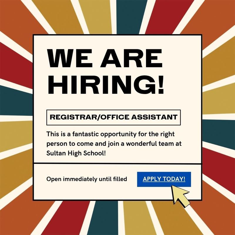 We are Hiring