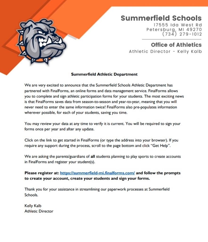 FinalForms Letter