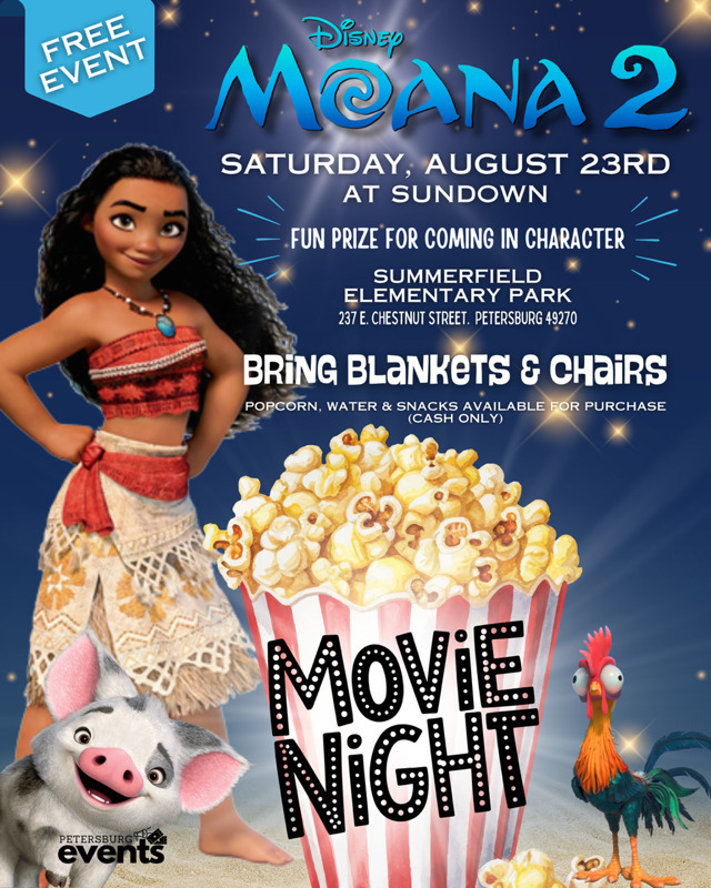 Movie night advertisement