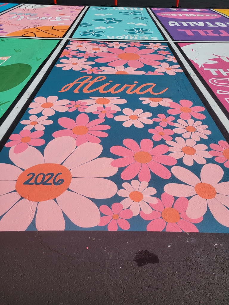 painted parking spot