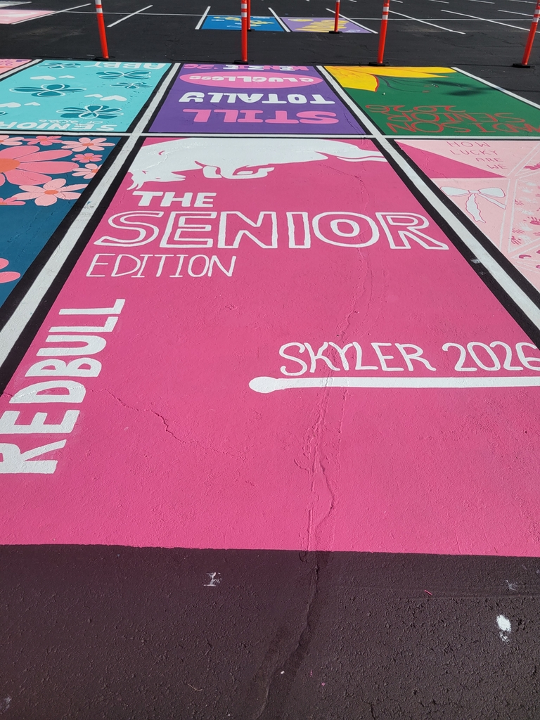 painted parking spot