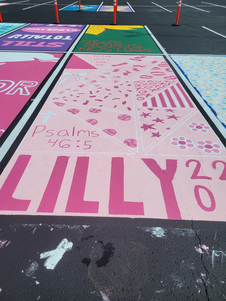painted parking spot