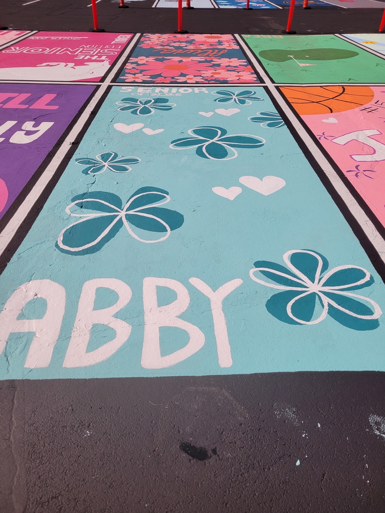 painted parking spot
