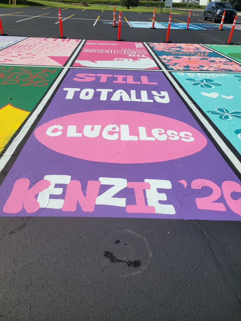 painted parking spot