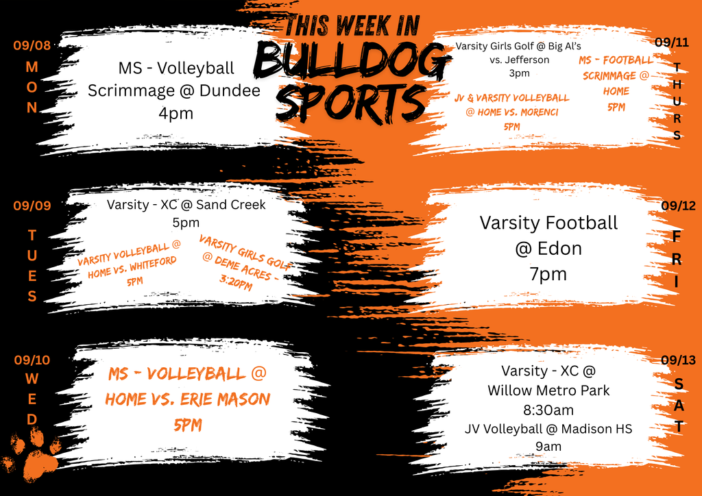 This week in Bulldog Sports! 