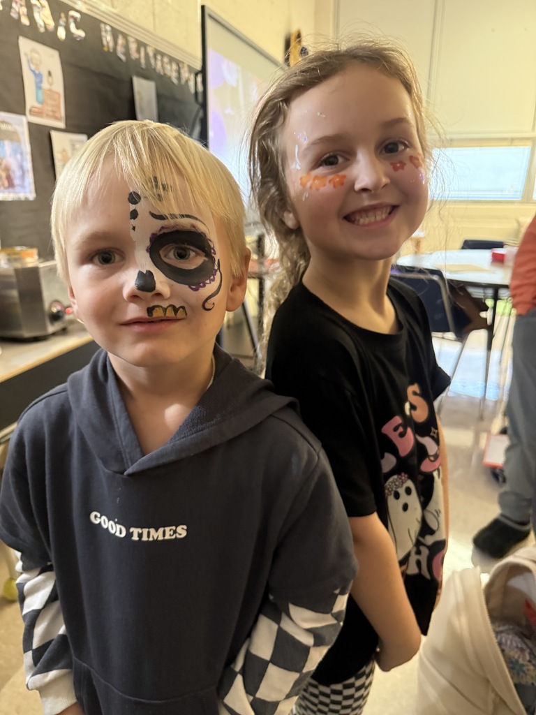 Our after school Spanish Club got to celebrate Dia de Los Muertos with Señorita Sue. They learned about an offerenda and got to have their faces painted!