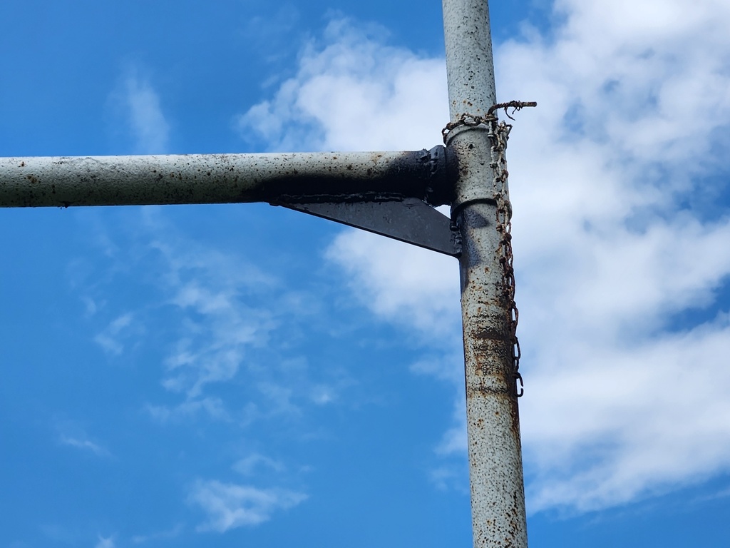 Image of repaired cross bar