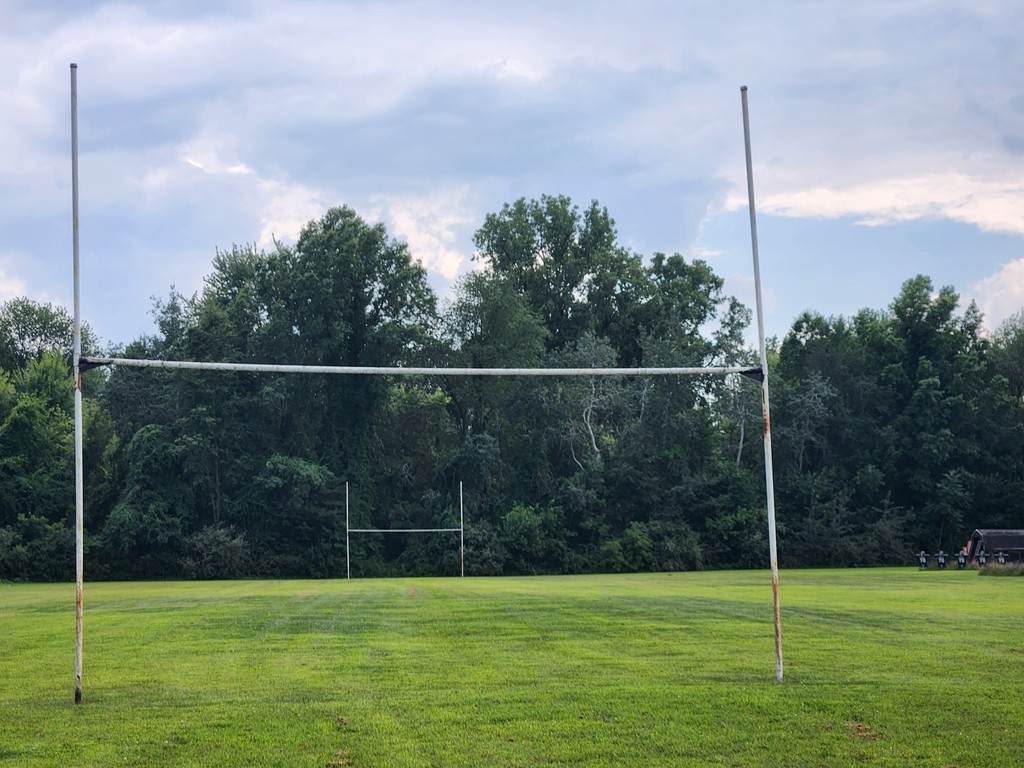 image of practice field field goal post